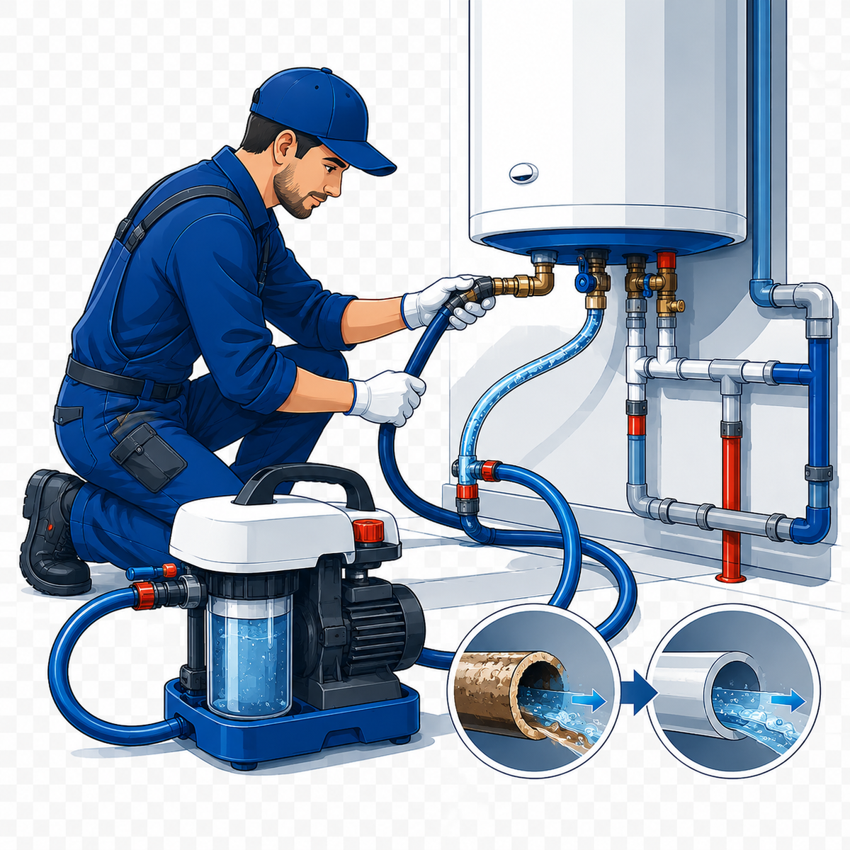 Détartrage professionnel installation sanitaire