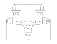 Mitigeur thermostatique baignoire Primeo 3 avec pose