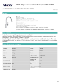Mitigeur évier cuisine Grohe BauLoop avec pose