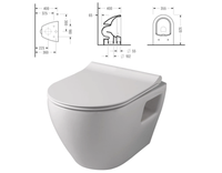 Pack WC suspendu Concerto 3 avec pose