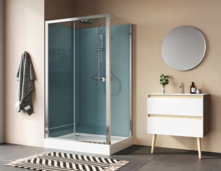 Installation cabine de douche intégrale MODUL’R RONAL / Sanswiss