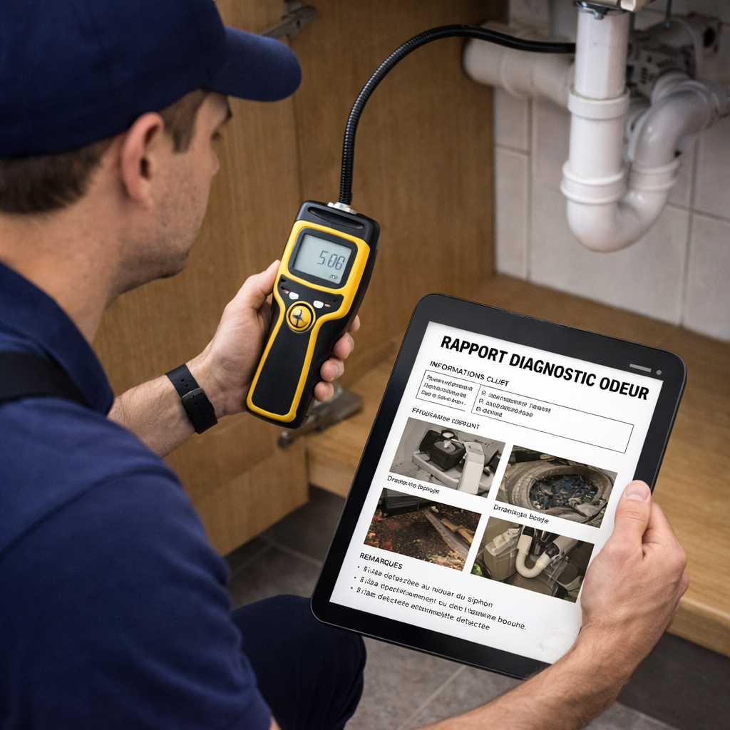 Diagnostic odeur avec rapport