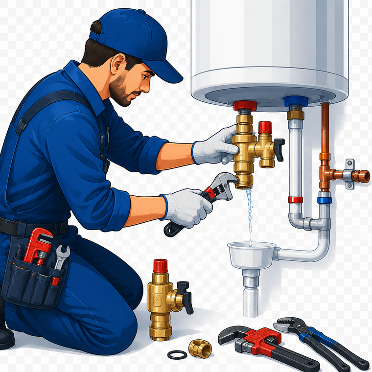 Remplacement groupe de sécurité chauffe-eau